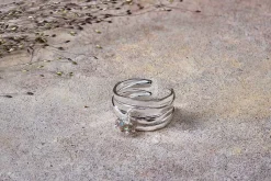 Jewellery & Jewellery Boxes|Jewellery^Nkuku Elina Labradorite Ring - Silver