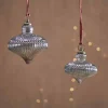Giant Baubles|Baubles & Tree Decorations^Nkuku Eliza Giant Bauble - Grey Luster