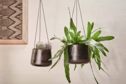 Decorative Home Accessories|Hanging Planters^Nkuku Endo Reclaimed Iron Hanging Planter
