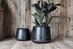 Indoor Planters|Garden Planters^Nkuku Endo Reclaimed Iron Planter
