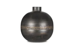 Decorative Home Accessories|Vases^Nkuku Endo Recycled Iron Vase - Black