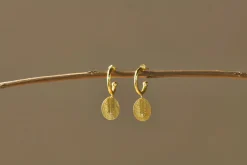 Jewellery & Jewellery Boxes|Jewellery^Nkuku Esta Hoop Earrings - Gold  - One Size