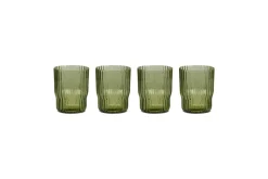 Everyday Glassware|Tumblers^Nkuku Fali Tumbler - Olive - (Set of 4)