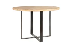 Kitchen & Dining|Dining Tables^Nkuku Fia Mango Wood Round Dining Table