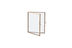 Decorative Home Accessories|Desk Accessories^Nkuku Folded Danta Frame - Antique Brass