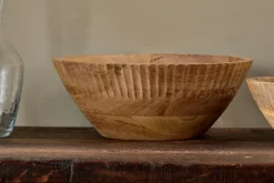 Serving Bowls|Bowls & Trays^Nkuku Gavivi Mango Wood Bowl - Natural