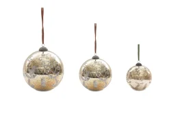 Giant Baubles|Baubles & Tree Decorations^Nkuku Giant Antique Gold Bauble