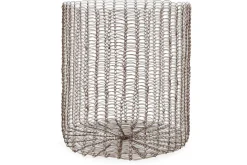 Baskets^Nkuku Gosaba Iron Basket - Aged Brass (Set of 2)