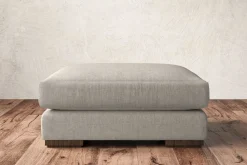 Made To Order Armchairs|Sofa Collections^Nkuku Guddu Large Footstool Brera Linen Natural