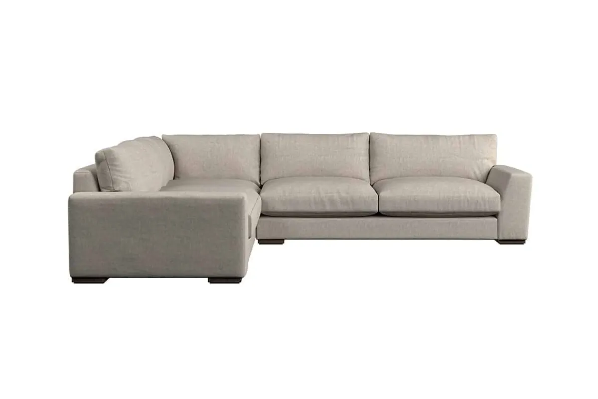 Corner Sofas|Sofa Collections^Nkuku Guddu Large Left Hand Corner Sofa Brera Linen Natural