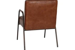 Occasional Chairs^Nkuku Hadithi Leather Occasional Chair - Chocolate Brown