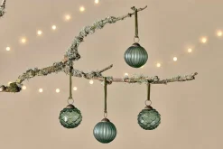 Baubles & Tree Decorations|Shades Of Nature^Nkuku Hara Baubles - (Set of 4)