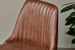 Home Office|Kitchen & Dining^Nkuku Harsha Leather Dining Chair - Chocolate Brown