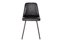 Home Office|Kitchen & Dining^Nkuku Harsha Leather Dining Chair - Aged Black