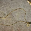 Jewellery & Jewellery Boxes|Jewellery^Nkuku Hiral Labradorite Necklace - Gold