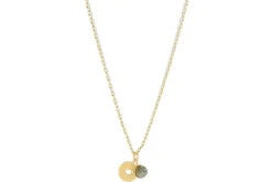 Jewellery & Jewellery Boxes|Jewellery^Nkuku Hiral Labradorite Necklace - Gold