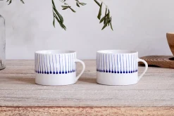 Mugs^Nkuku Iba Mug - Indigo - Large (Set of 2)