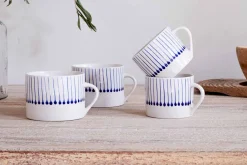 Mugs^Nkuku Iba Mug - Indigo - Small (Set of 2)