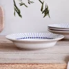 Bowls^Nkuku Iba Pasta Bowl - Indigo