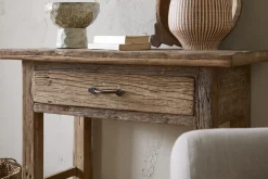Hallway & Bootroom|Console Tables^Nkuku Ibo Reclaimed Wood 1 Drawer Console Table - Natural