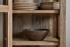 Kitchen Storage|Kitchen & Dining^Nkuku Ibo Reclaimed Wood & Glass Cabinet - Natural - Tall