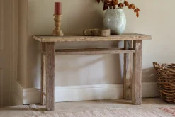 Hallway & Bootroom|Bedroom^Nkuku Ibo Reclaimed Wood Console Table - Natural