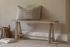 Hallway & Bootroom|Bedroom^Nkuku Ibo Reclaimed Wood Long Bench - Natural