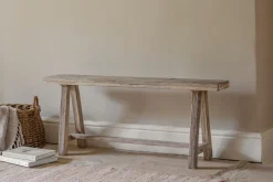 Hallway & Bootroom|Bedroom^Nkuku Ibo Reclaimed Wood Long Bench - Natural