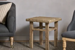 Living|Side Tables^Nkuku Ibo Reclaimed Wood Side Table - Natural