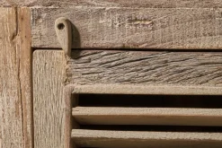 Bedroom|Living^Nkuku Ibo Reclaimed Wooden Slatted Cabinet – Natural - Small