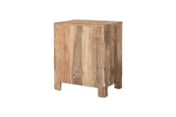 Bedroom|Living^Nkuku Ibo Reclaimed Wooden Slatted Cabinet – Natural - Small