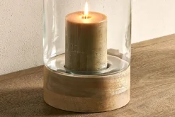 Decorative Home Accessories|Lanterns^Nkuku Idha Hurricane Lantern - Straight