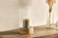 Decorative Home Accessories|Lanterns^Nkuku Idha Hurricane Lantern - Straight