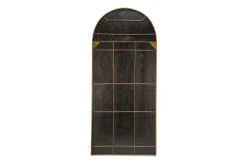 Full Length Mirrors^Nkuku Imoma Iron Full Length Arch Mirror - Brass