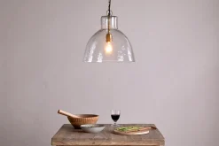 Pendant Lighting^Nkuku Inayah Recycled Glass Pendant - Clear