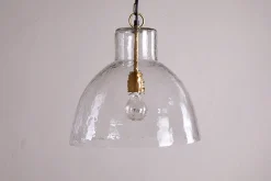 Pendant Lighting^Nkuku Inayah Recycled Glass Pendant - Clear