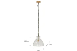 Pendant Lighting^Nkuku Inayah Recycled Glass Pendant - Clear