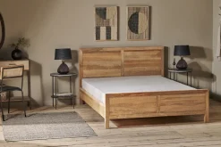 Bedroom^Nkuku Indali Mango Wood Bed - Natural