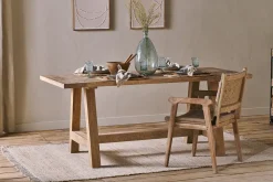 Kitchen & Dining|Dining Tables^Nkuku Indali Mango Wood Dining Table - Natural