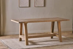 Kitchen & Dining|Dining Tables^Nkuku Indali Mango Wood Dining Table - Natural