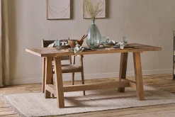 Kitchen & Dining|Dining Tables^Nkuku Indali Mango Wood Dining Table - Natural