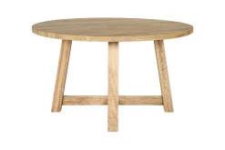 Kitchen & Dining|Dining Tables^Nkuku Indali Mango Wood Round Dining Table - Natural