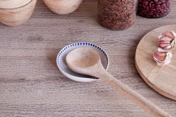 Pantry|Kitchen Storage^Nkuku Indigo Drop Spoon Rest - Indigo