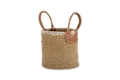Baskets|Bathroom Accessories^Nkuku Indra Coil Basket - Natural