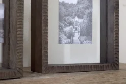 Desk Accessories|Photo Frames^Nkuku Indu Standing Mango Wood Frame - Dark Ash