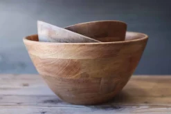 Decorative Home Accessories|Bowls & Trays^Nkuku Indus Wooden Bowl