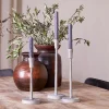 Desk Accessories|Candle Holders^Nkuku Inigo Candle Holder - Aged Zinc