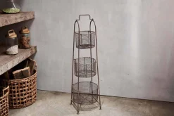 Pantry|Kitchen Storage^Nkuku Inkollu Three-Tiered Storage Stand
