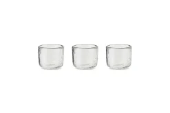 Decorative Home Accessories|Candle Holders^Nkuku Irda Glass Small Tealight - - Small (Set of 3) Clear