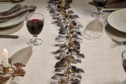 Wreaths & Garlands|Winter Berries^Nkuku Ishana Garland - Antique Brass